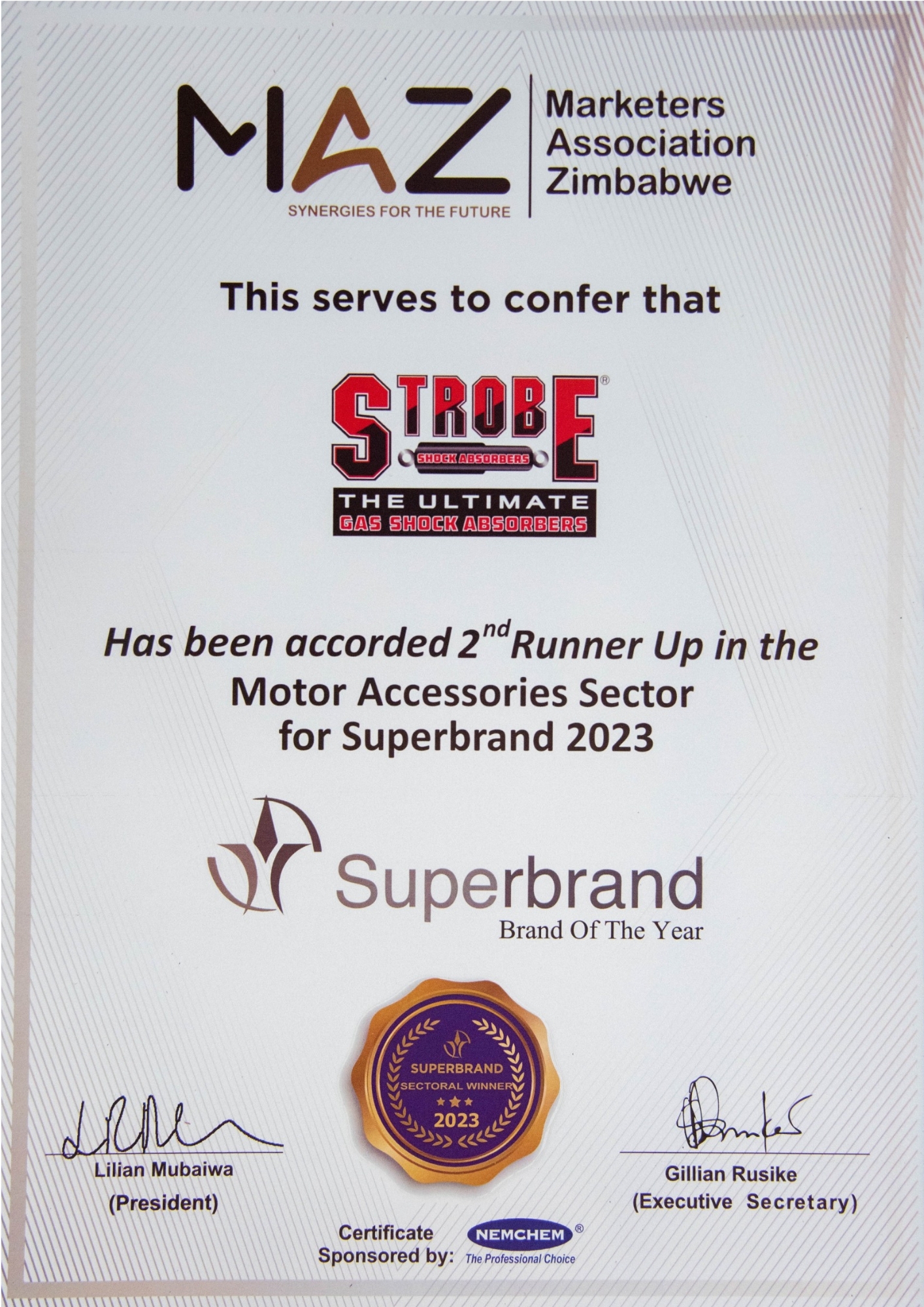 Superbrand Brand Of The Year 2023